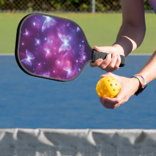 Personalized Butterfly Fantasy Art Carbon Fiber Pickleball Paddle
