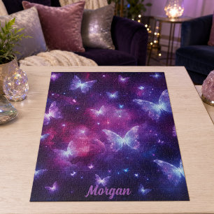 Personalized Butterfly Fantasy Art Jigsaw Puzzle