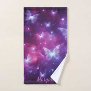 Personalized Butterfly Fantasy Art Sports Hand Towel