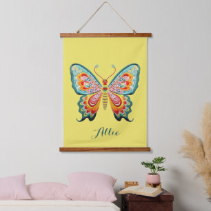 Personalized Butterfly Hanging Tapestry
