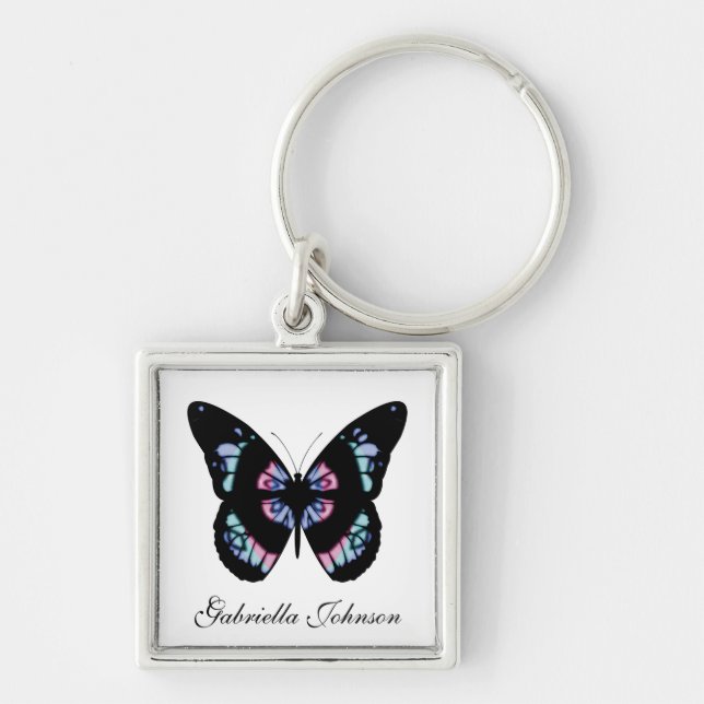 Personalized Butterfly Keychain (Front)