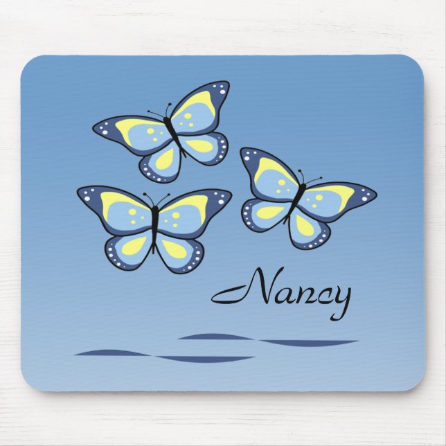 Personalized Butterfly Mousepads (Front)