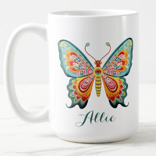 Personalized Butterfly Mug