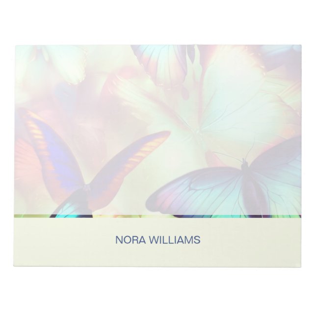 Personalized Butterfly Notepad (Front)