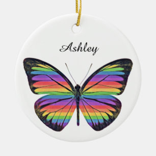 Personalized Butterfly Ornament