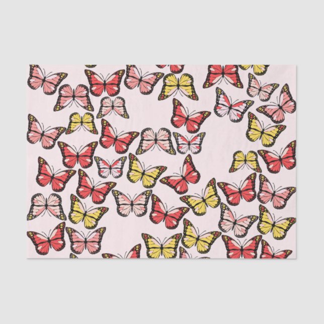 Personalized Butterfly Tissue Paper (Front)