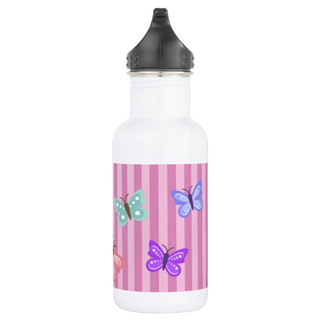 Personalized Butterfly Water Bottle (Right)