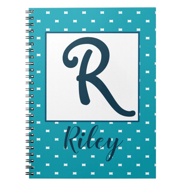 Personalized by Name / Initial Notebook (Front)