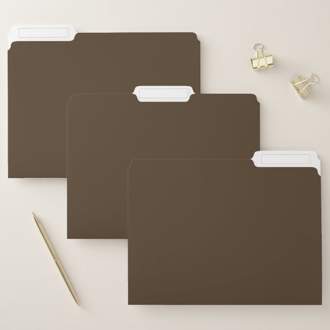 Personalized C Brown File Folder – Office Style (Set)