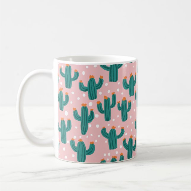 Personalized Cacti Coffee Mug (Left)