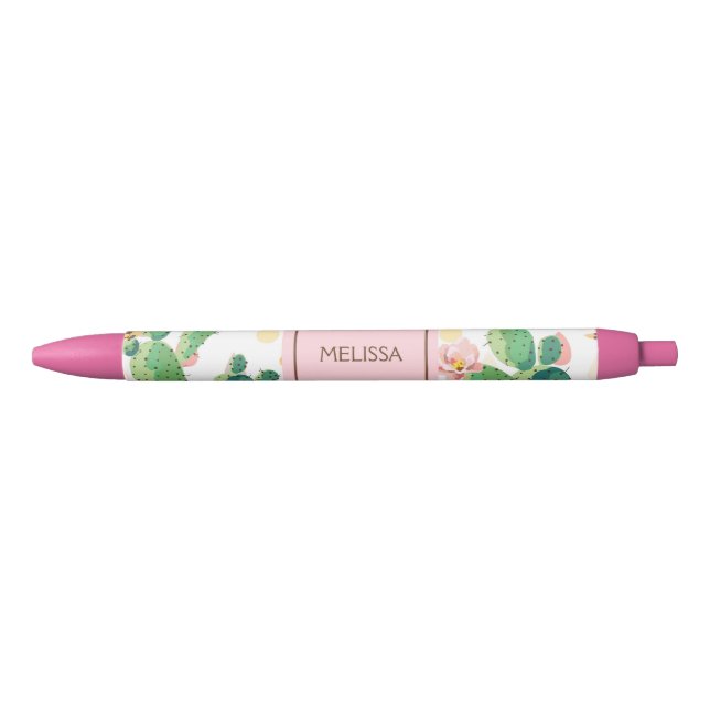 Personalized Cactus Print Pen (Front)