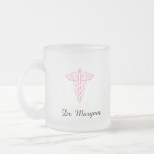 Personalized Caduceus Medical Doctor Coffee Mug