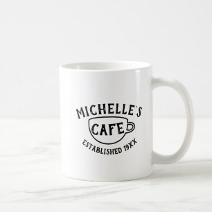 Personalized Cafe Coffee Mug