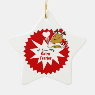 Personalized Cairn Terrier Keepsake Ornament