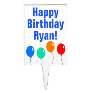 Personalized cake topper