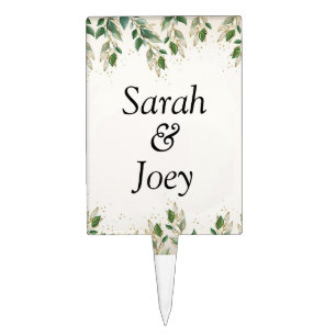 Personalized cake topper