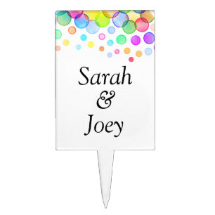 Personalized cake topper