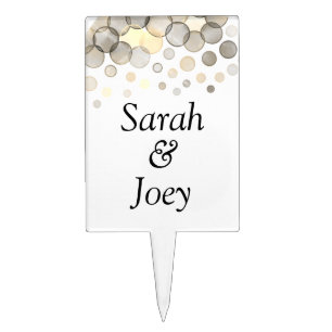 Personalized cake topper