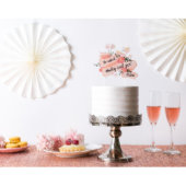Personalized Cake Topper Bridal Shower Banner (On Table)