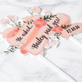 Personalized Cake Topper Bridal Shower Banner (3/4)