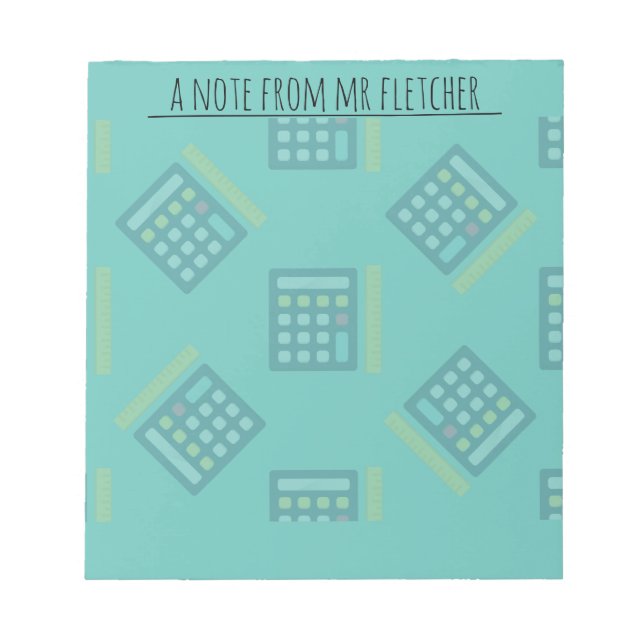 Personalized Calculators Math Post-it Notes (Front)