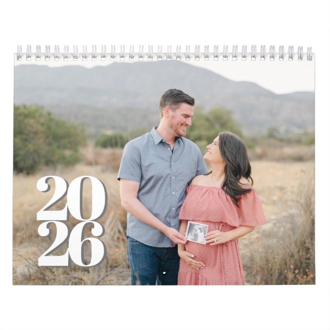 Personalized Calendar 2026 Family Photo Gift (Cover)