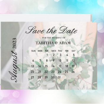 Personalized Calendar "save The Date" Invitation by SharonCullars at Zazzle