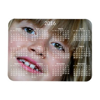 Personalized Calendars 2016 Flexible Magnet by online_store at Zazzle