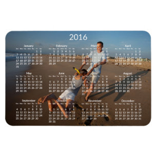 Personalized Calendars 2016 Large Flexible Magnets