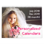 Personalized Calendars 2018-2019 18 Month Calendar at Zazzle