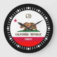 Personalized California State Flag Design on a
