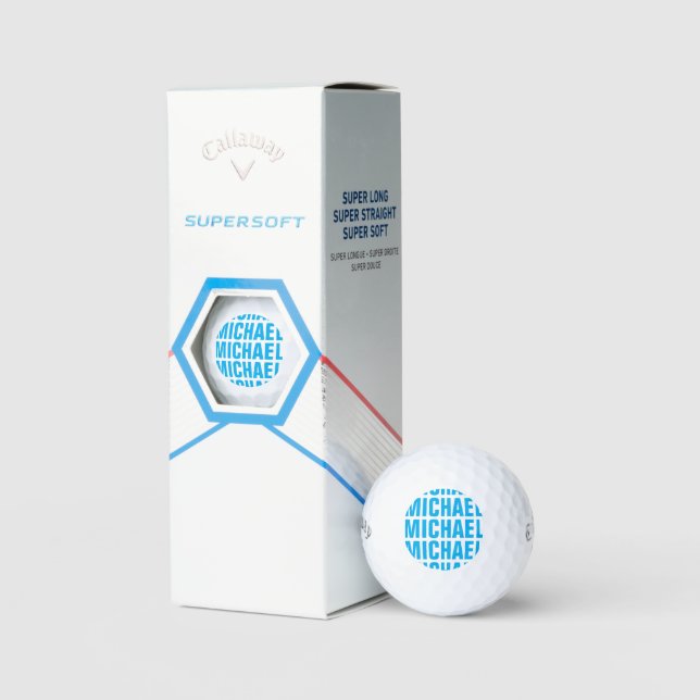 Personalized Callaway golf ball gift set for men (Packaging)
