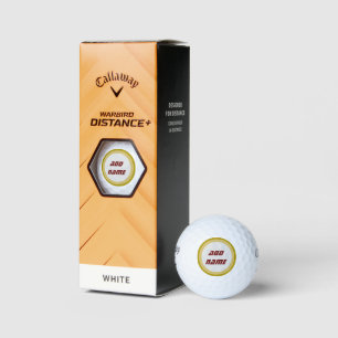 Personalized Callaway Golf Warbird Golf Balls