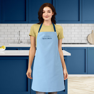 Personalized Calligraphy Editable Colors Kitchen Apron