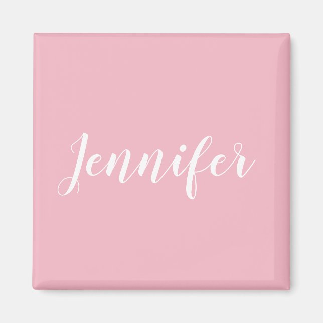 Personalized Calligraphy Jennifer Name Design Magnet (Front)