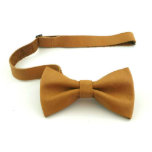 Personalized Camel Leather Bow Tie<br><div class="desc">Unique and eye-catching leather bow ties handcrafted with high quality leather,  perfect for formal occasions or to wear with a simple shirt on a casual day.</div>