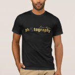 Personalized Camera Lens Photography T-shirt at Zazzle