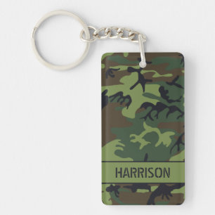 Personalized Camo Keychain
