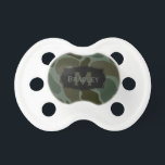 Personalized: Camo Pacifier<br><div class="desc">Add a name to this cute camouflage Pacifier</div>