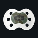 Personalized: Camo Pacifier<br><div class="desc">Add a name to this cute camouflage Pacifier</div>
