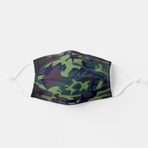 Personalized Camo Pattern Adult Cloth Face Mask