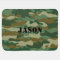 Personalized camouflage color pattern baby blanket