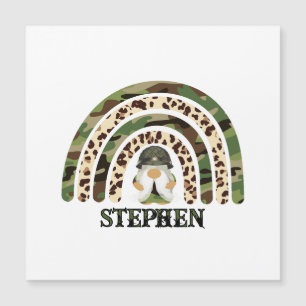 Personalized Camouflage Rainbow Design