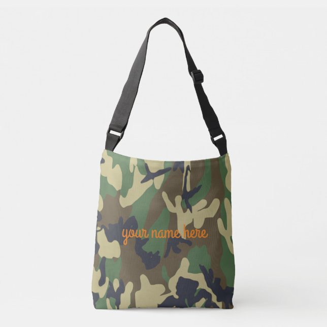 Personalized Camouflage Tote Bag (Front)