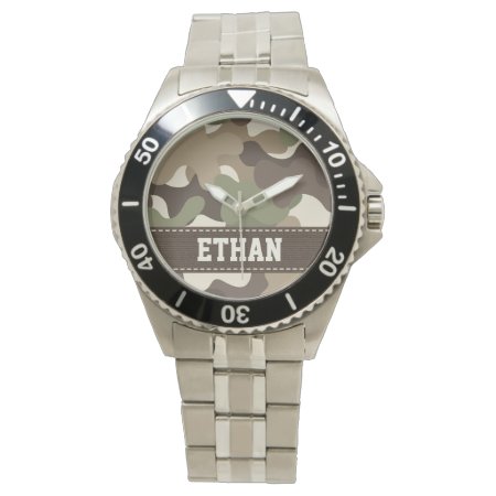 Personalized Camouflage Watch