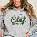 Personalized Camp Bach Bachelorette Party Custom Hoodie<br><div class="desc">Embrace the cozy warmth of your mountainous celebration with our Personalized Camp Bach Bachelorette Party Custom Hoodie – a winter essential that adds a touch of style to your camp bachelorette. This custom hoodie goes beyond ordinary winter wear; it's a symbol of the last trail before the veil, making it...</div>