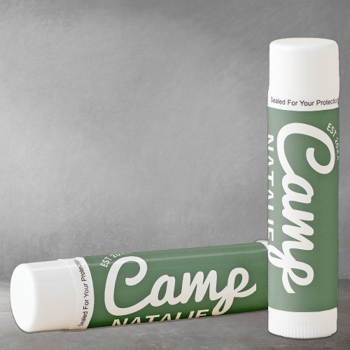 Personalized Camp Bach Bachelorette Party Custom Lip Balm