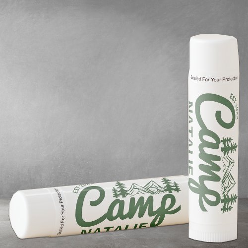 Personalized Camp Bach Bachelorette Party Custom Lip Balm