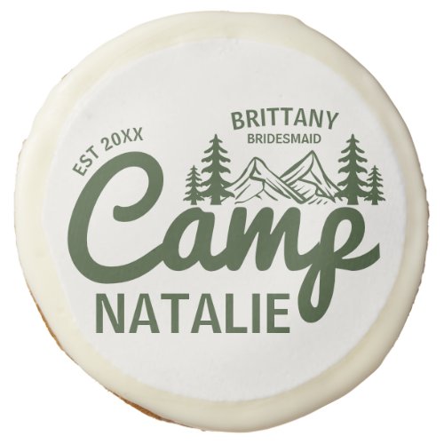 Personalized Camp Bach Bachelorette Party Custom Sugar Cookie
