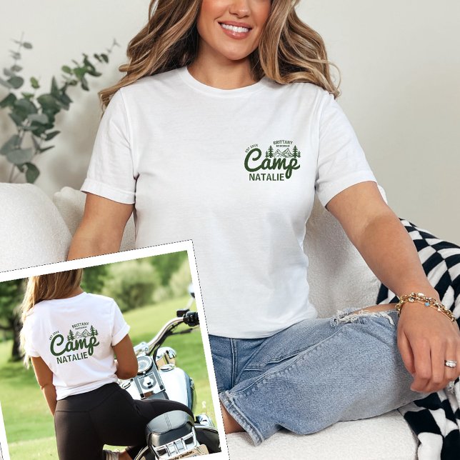 Personalized Camp Bach Bachelorette Party Custom T-Shirt (Creator Uploaded)